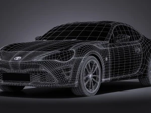 टोयोटा GT86 2017 3D मॉडल