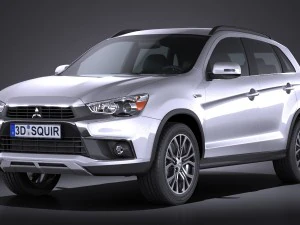 三菱 アウトランダー スポーツ 2016 3Dモデル