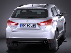 Mitsubishi Outlander Sport 2016 3D Model