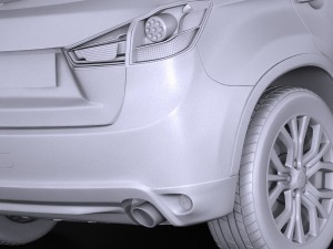 Mitsubishi Outlander Sport 2016 3D Model