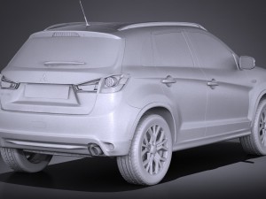 Mitsubishi Outlander Sport 2016 3D Model