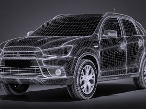 Mitsubishi Outlander Sport 2016 3D Model