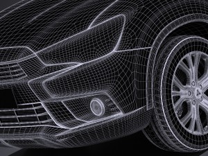 Mitsubishi Outlander Sport 2016 3D Model