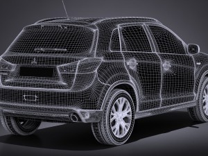 Mitsubishi Outlander Sport 2016 3D Model