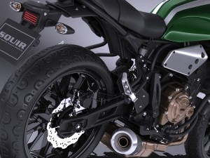 Yamaha XSR700 2016 3D Model