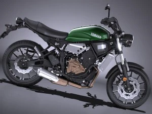 Yamaha XSR700 2016 3D Model