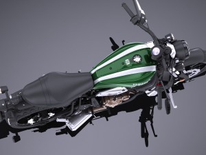 Yamaha XSR700 2016 3D Model