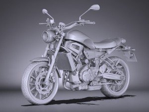 Yamaha XSR700 2016 3D Model