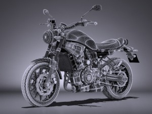 Yamaha XSR700 2016 3D Model