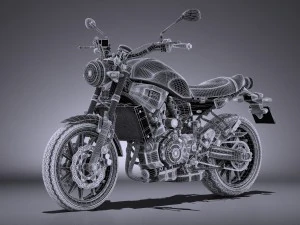 Yamaha XSR700 2016 3D Model
