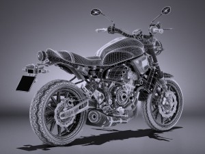 Yamaha XSR700 2016 3D Model