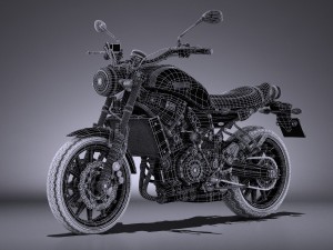 Yamaha XSR700 2016 3D Model
