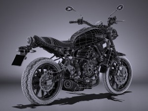 Yamaha XSR700 2016 3D Model