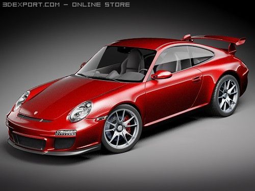 Porsche 911 GT3 2010 Modelo 3D .c4d .max .obj .3ds .fbx .stl .blend 