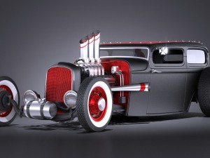 hotrod 1929 ratrod 3D Model