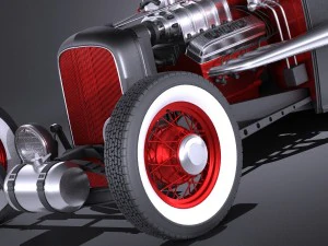 Hotrod 1929 Ratrod 3D Model