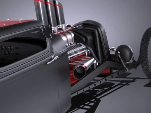 Hotrod 1929 Ratrod 3D Model