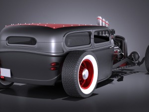 Hotrod 1929 Ratrod Modèle 3D