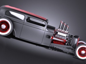 Hotrod 1929 Ratrod Modèle 3D