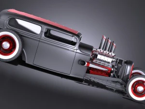 Hotrod 1929 Ratrod 3D Model