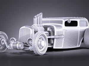 Hotrod 1929 Ratrod Modèle 3D