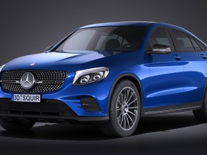 Mercedes-Benz GLC Coupe 2017 3D Model