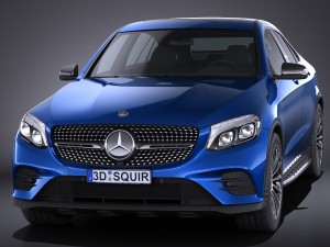 Mercedes-Benz GLC Coupe 2017 3D Model