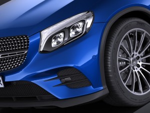 Mercedes-Benz GLC Coupe 2017 3D Model