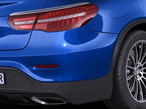Mercedes-Benz GLC Coupe 2017 3D Model