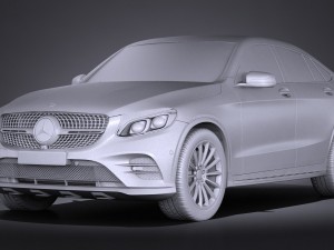 Mercedes-Benz GLC Coupe 2017 3D Model