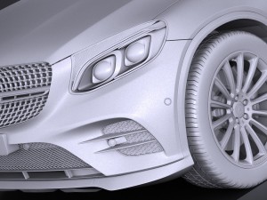 Mercedes-Benz GLC Coupe 2017 3D Model