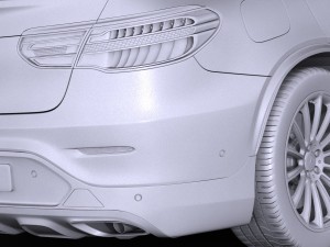 Mercedes-Benz GLC Coupe 2017 3D Model