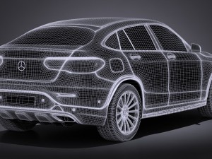 Mercedes-Benz GLC Coupe 2017 3D Model