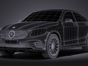 Mercedes-Benz GLC Coupe 2017 3D Model