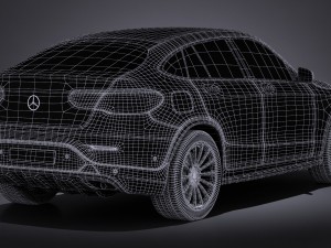 Mercedes-Benz GLC Coupe 2017 3D Model