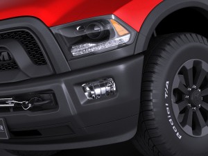Dodge Ram 2500 Powerwagon 2015 Model 3D