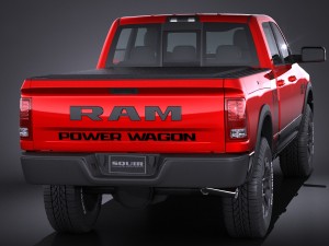 Dodge Ram 2500 Powerwagon 2015 Model 3D