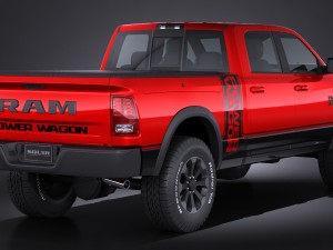 Dodge Ram 2500 Powerwagon 2015 Model 3D