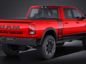 Dodge Ram 2500 Powerwagon 2015 3D Model