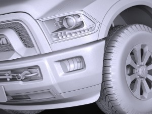 Dodge Ram 2500 Powerwagon 2015 Model 3D