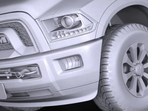 Dodge Ram 2500 Powerwagon 2015 3D Model