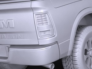 Dodge Ram 2500 Powerwagon 2015 Model 3D