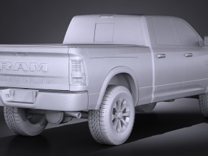 Dodge Ram 2500 Powerwagon 2015 Model 3D