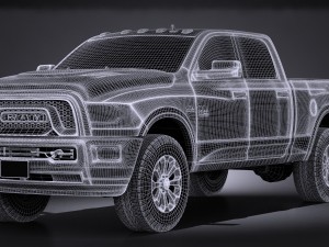 Dodge Ram 2500 Powerwagon 2015 Model 3D