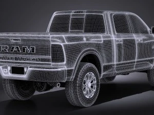 Dodge Ram 2500 Powerwagon 2015 3D Model