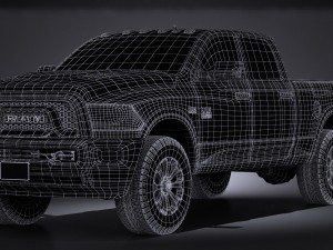 Dodge Ram 2500 Powerwagon 2015 Model 3D
