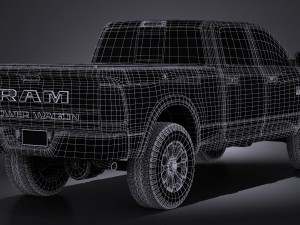 Dodge Ram 2500 Powerwagon 2015 Model 3D