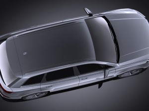 Audi Q7 E-tron 2017 Vray 3D Модель