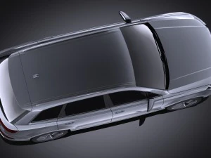 Audi Q7 E-tron 2017 Vray 3D Model