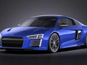 奥迪 R8 E-tron 2016 Vray 3D 模型
